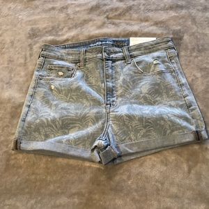 American eagle ladies super hi-rise shortie 12 31w